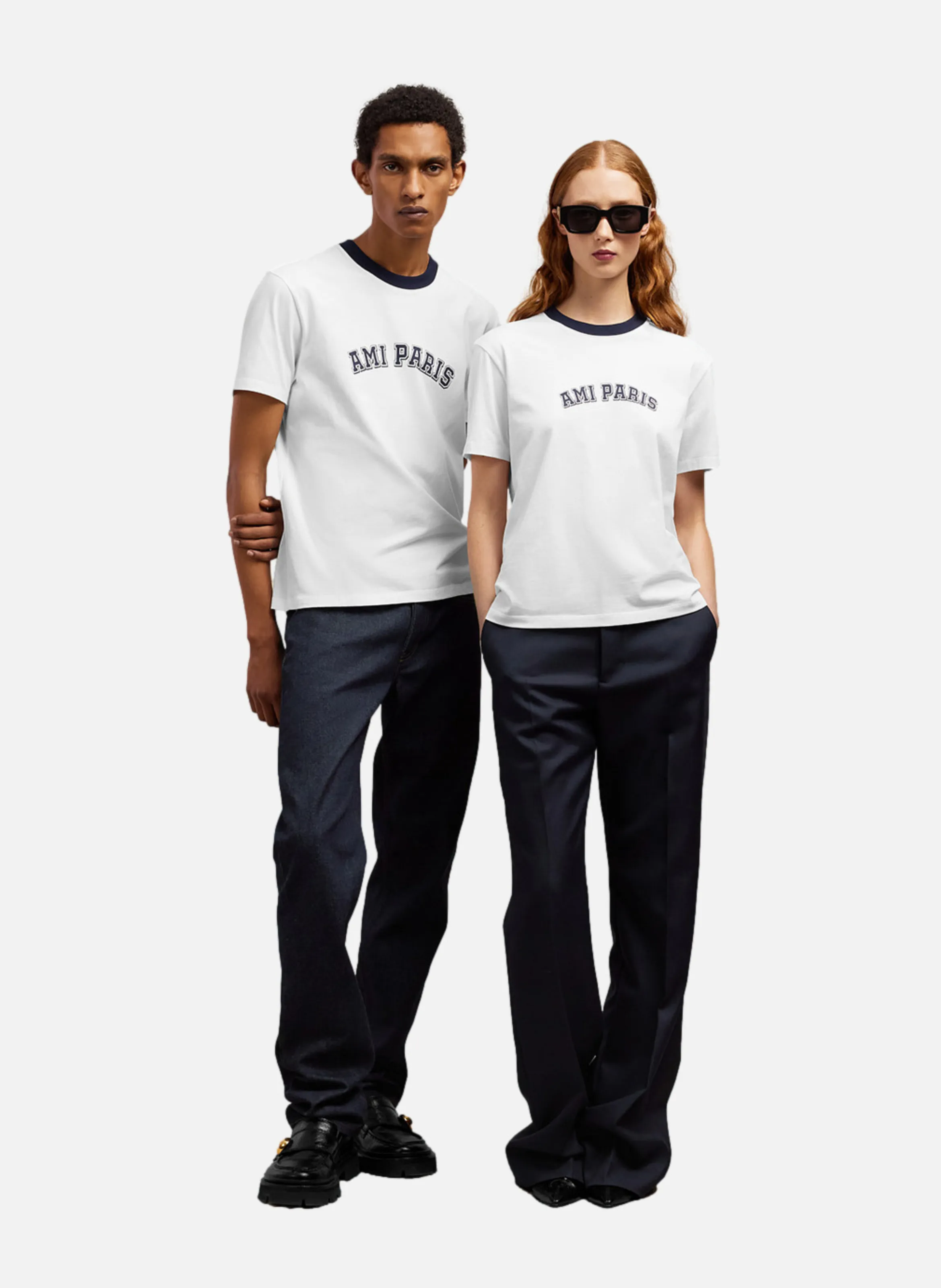 AMI PARIS  T-shirt ami paris unisexe - Blanc