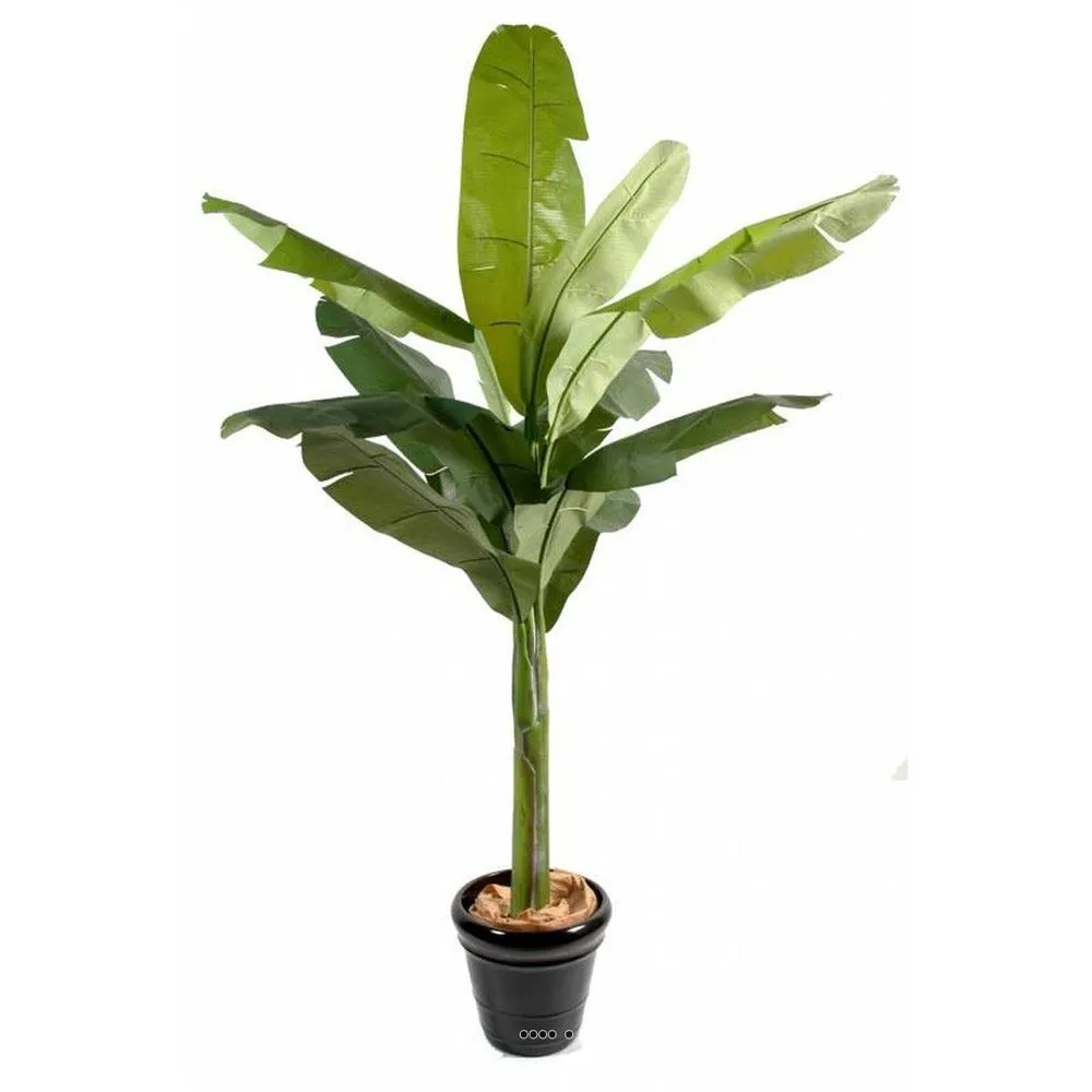 Bananier en pot artificiel h180cm superbe de réalisme
