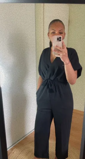 Combinaison fluide ALYA noir (petite) 
