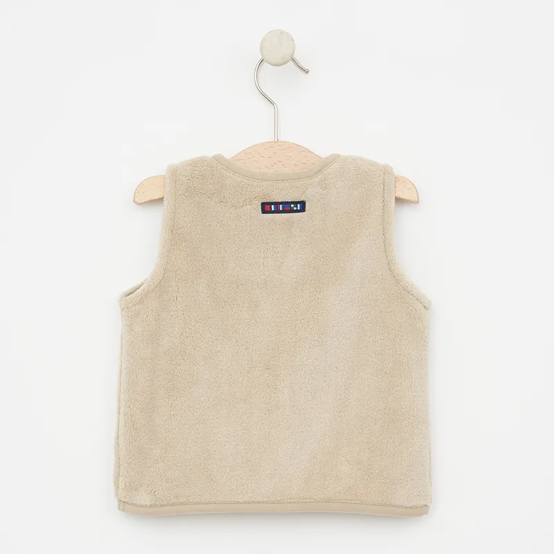 Gilet sans manches en Teddy polaire BATELA