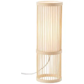 Houten tafellamp, Kayra, met schakelaar