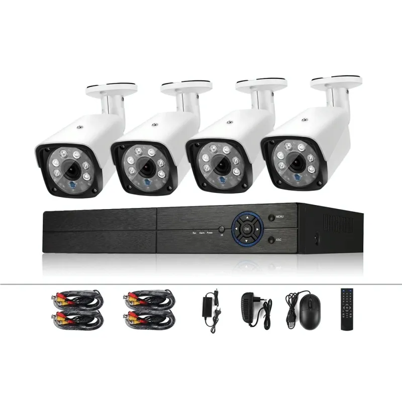 Kit Camera Surveillance 4CH 1080N HD Vision Nocturne