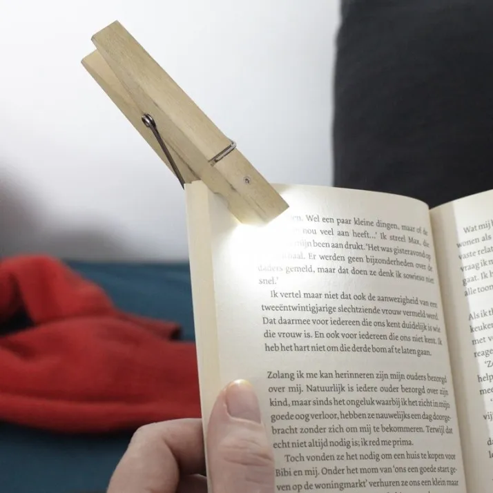 Lampe de lecture Pince à linge