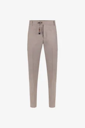 Pantalon slim en laine vierge Metis