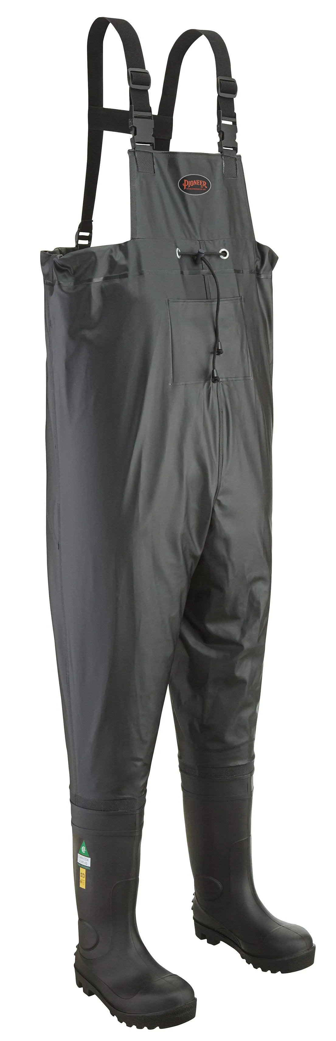 Pioneer V4720470-9 Pantalon botte-pantalon à bretelles 9 noir