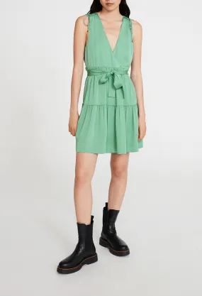 Robe fluide avec ceinture | Claudie FR