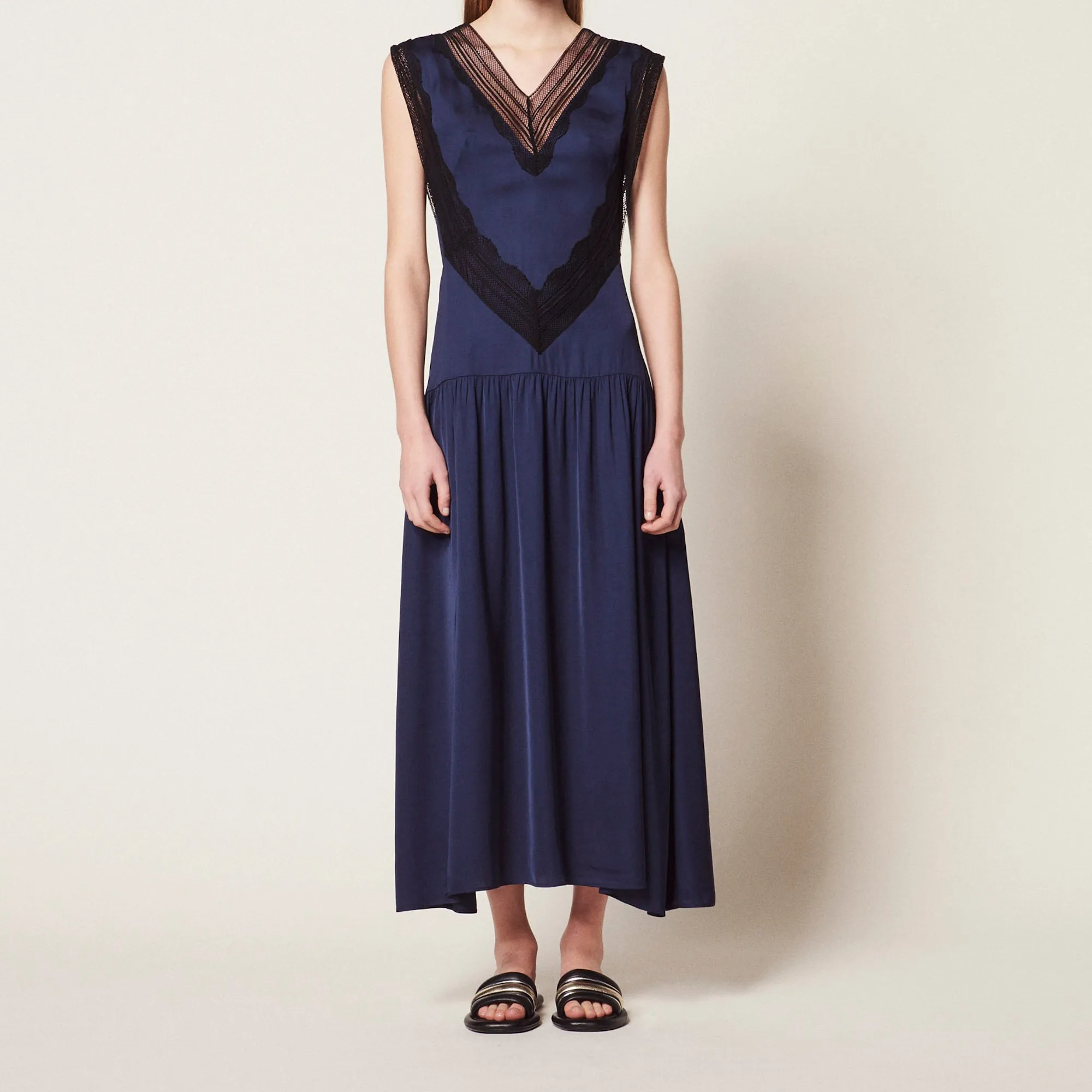 Robe longue fluide