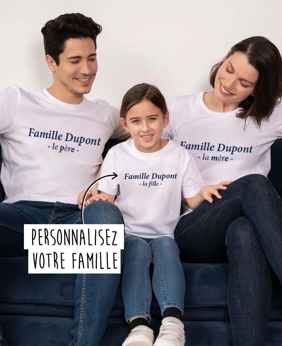 T-Shirt femme Membre de la famille personnalisé