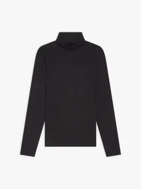 t-shirt Ingrid en jersey de viscose noir