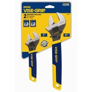 Vise-Grip 2078700 Ensemble de 2 Clés à molette 6"/10"